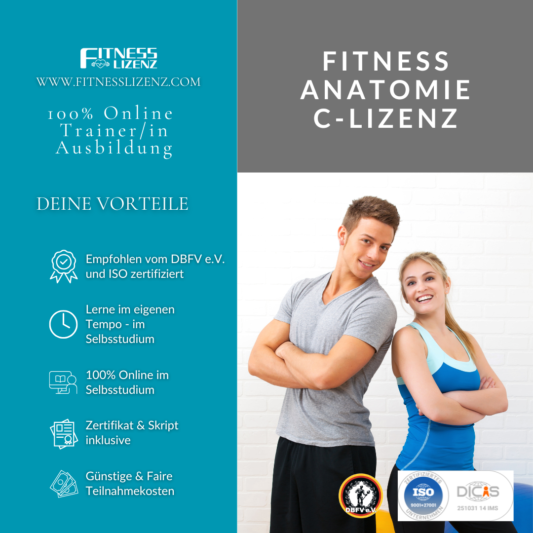 Trainer/in für Fitness Anatomie "C-Lizenz"