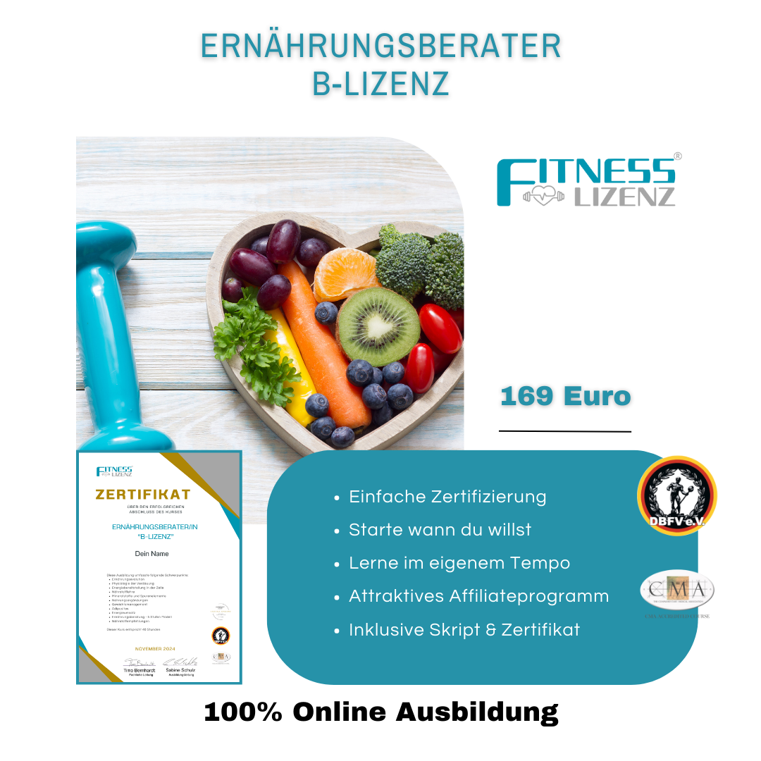 Ernährungsberater/in "B-Lizenz"