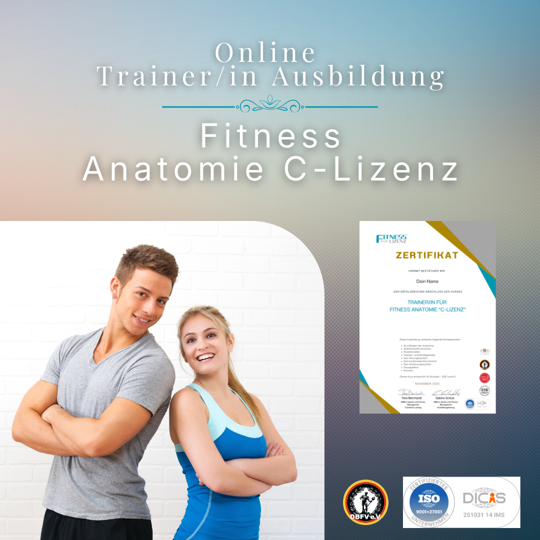 Trainer/in für Fitness Anatomie "C-Lizenz"