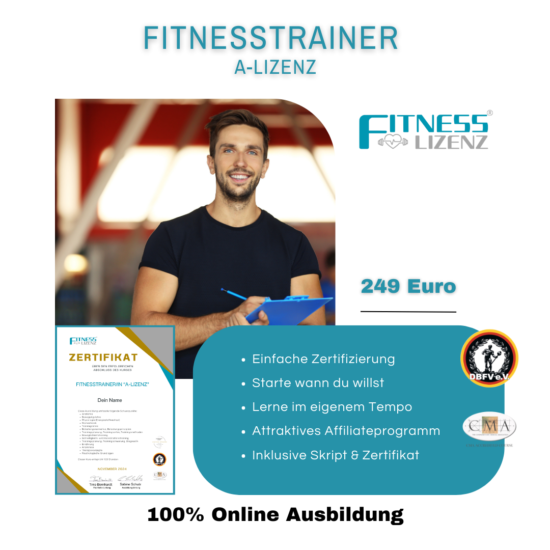 Fitnesstrainer/in "A-Lizenz"
