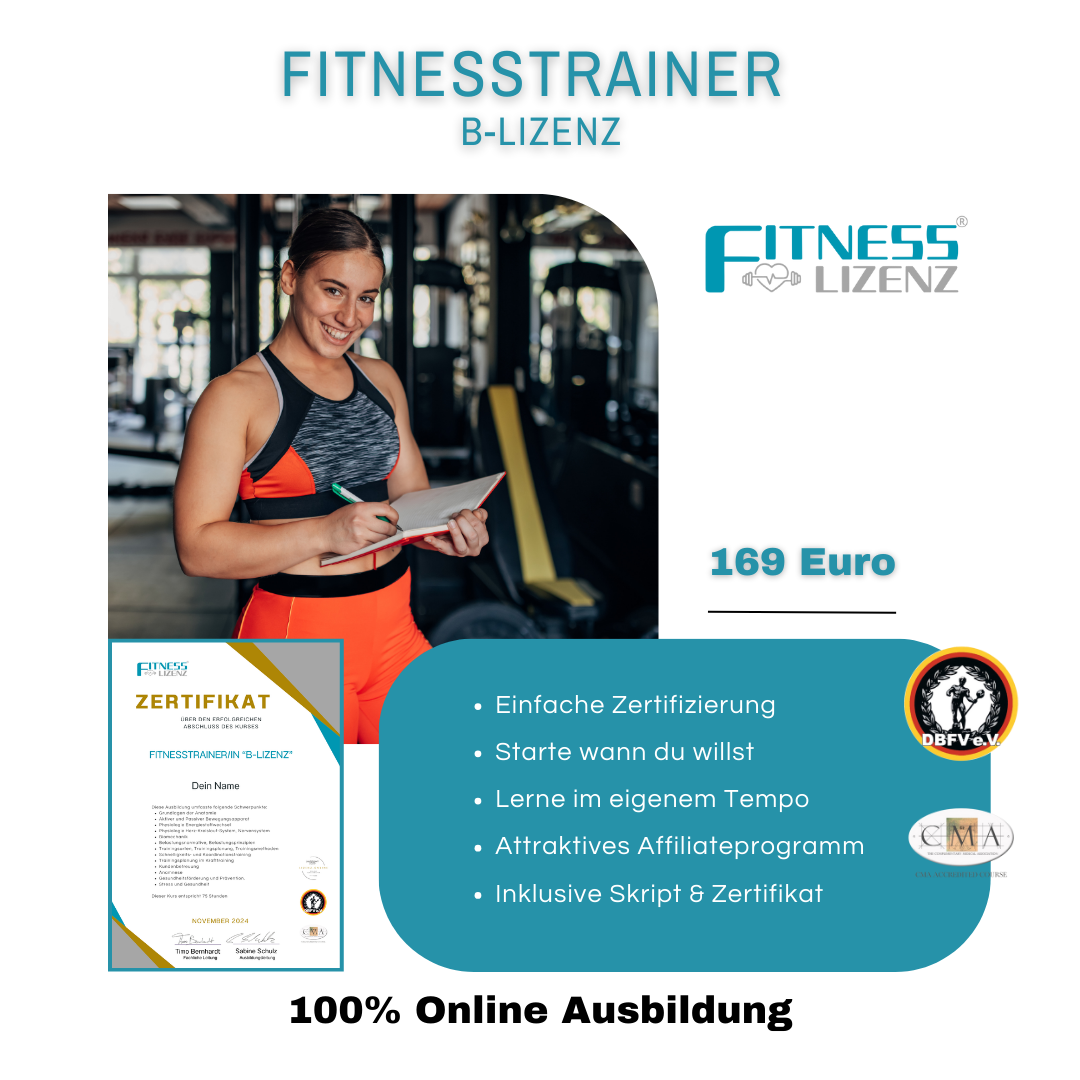 Fitnesstrainer/in "B-Lizenz"
