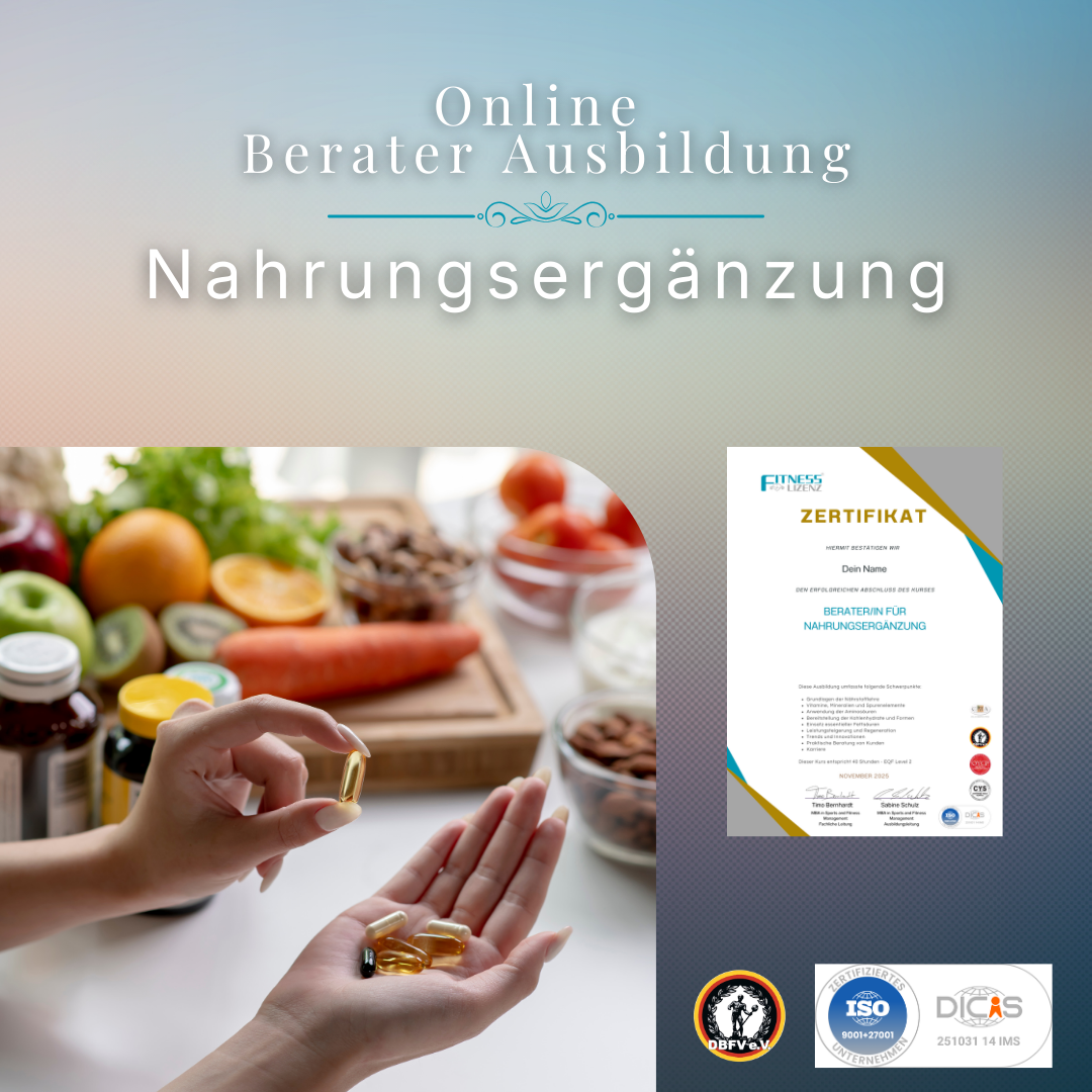 Berater/in für Nahrungsergänzung