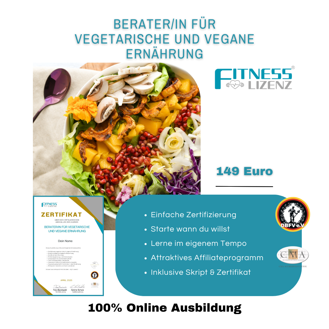 Berater/in für vegetarische und vegane Ernährung