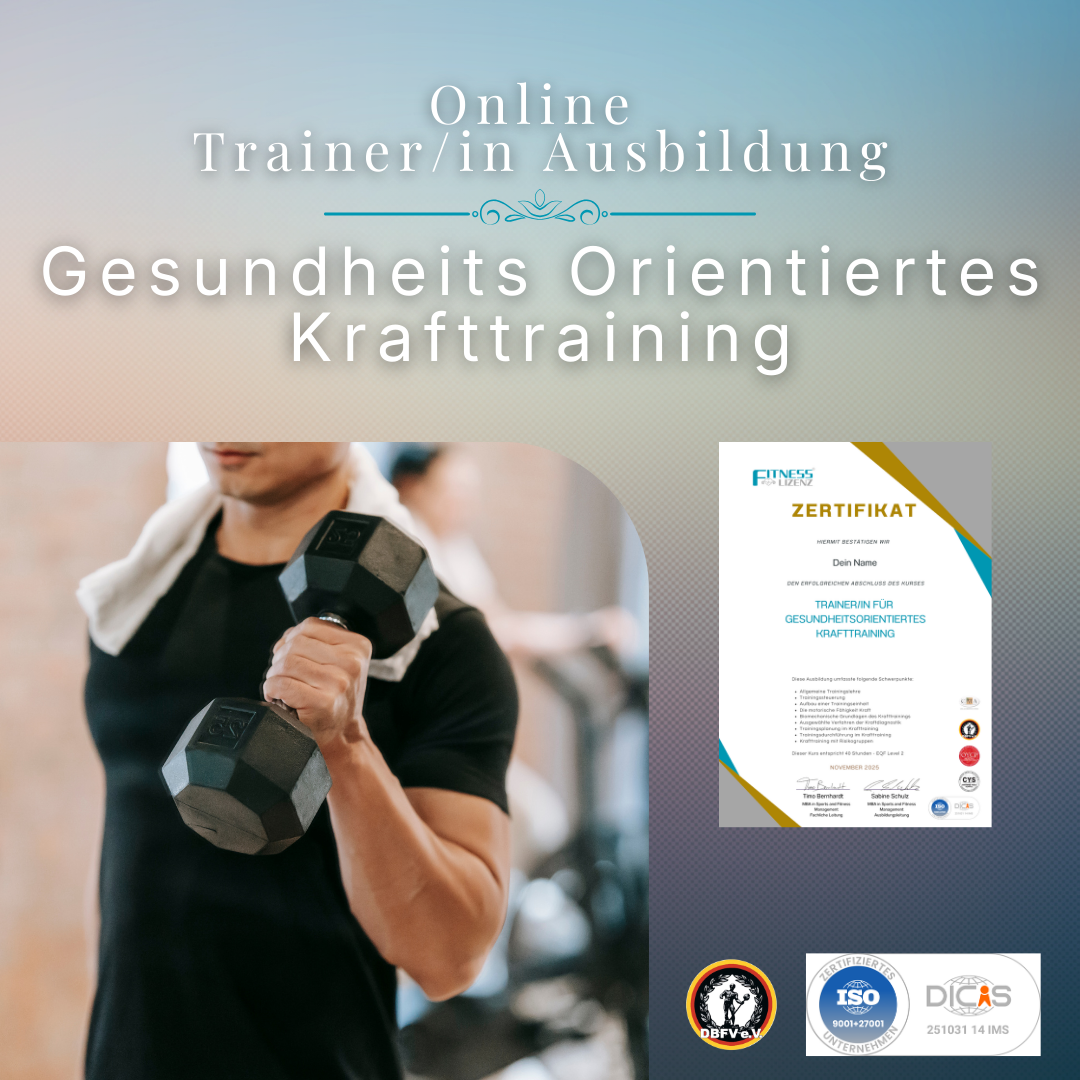 Trainer/in für gesundheitsorientiertes Krafttraining