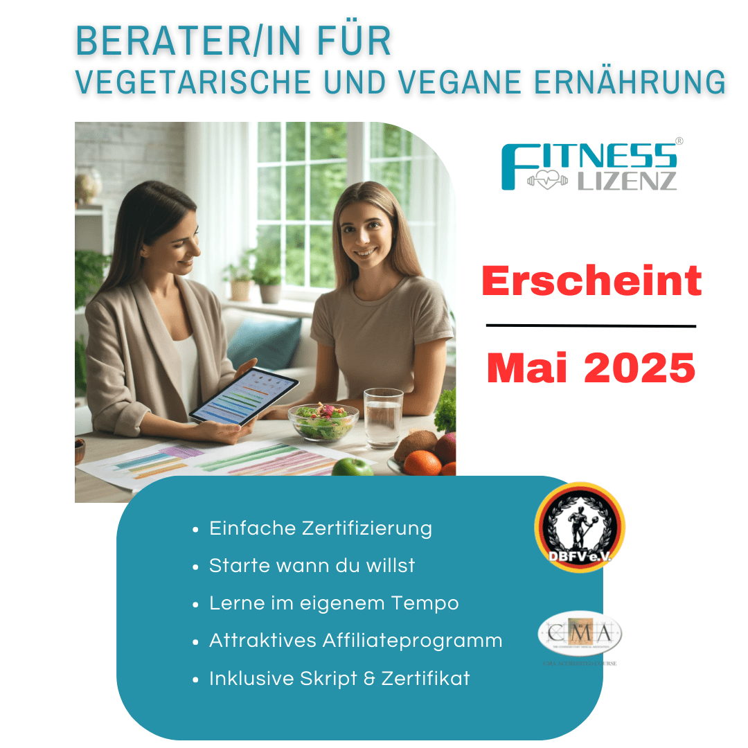 Berater/in für vegetarische und vegane Ernährung - FitnessLizenz