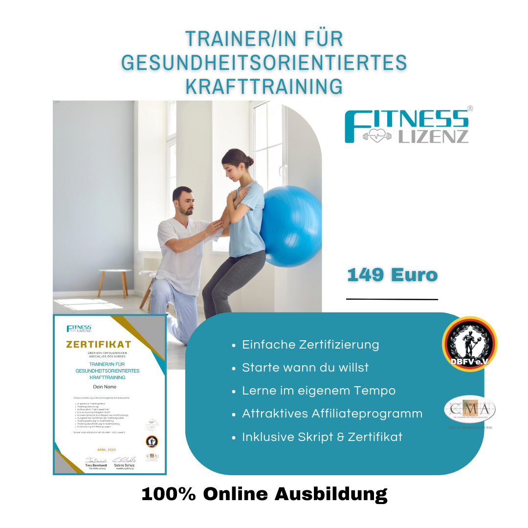 Trainer/in für gesundheitsorientiertes Krafttraining