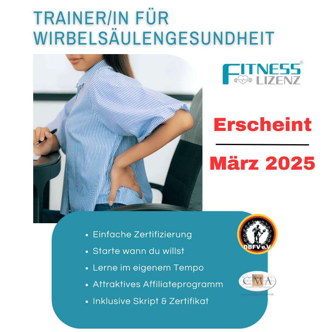 Trainer/in für Wirbelsäulengesundheit - FitnessLizenz